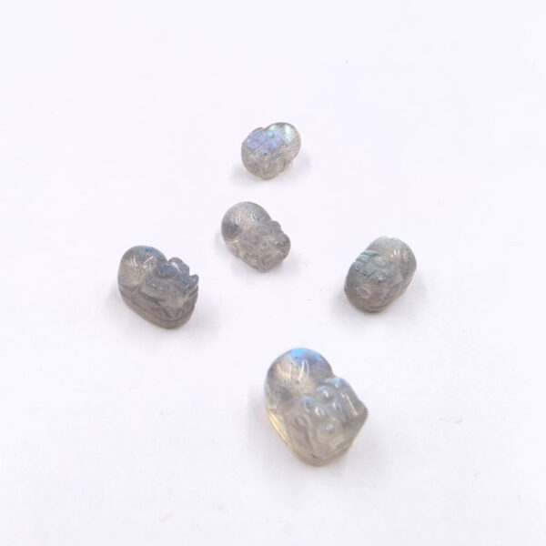 Dije Tallado en Labradorita Moonstone – Pixiu